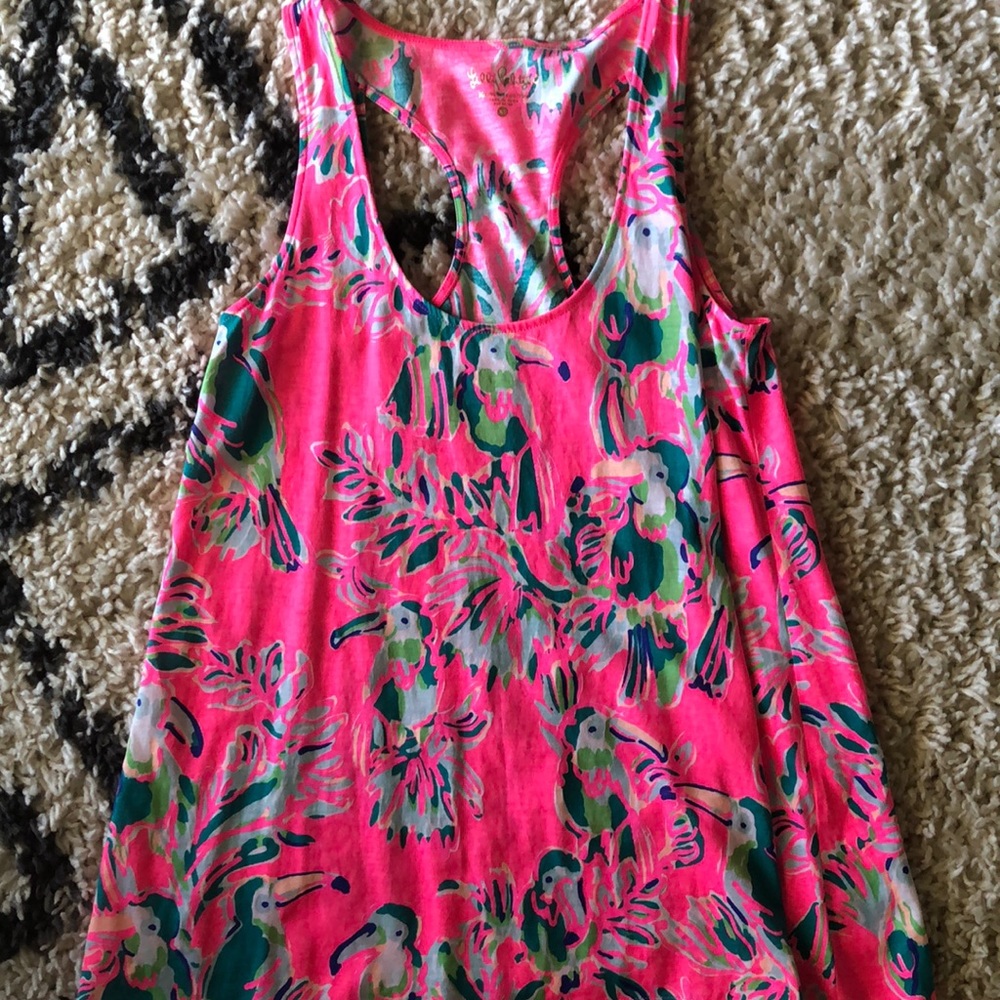 Lilly Pulitzer toucan can tank top. Size XS